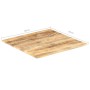 Tischoberfläche aus massivem Mangoholz, 15–16 mm, 60 x 60 cm von vidaXL, Tischplatten - Ref: Foro24-286009, Preis: 71,77 €, R...