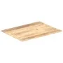 Solid mango wood table surface 15-16 mm thick 90x60 cm by vidaXL, Table tops - Ref: Foro24-286012, Price: 78,44 €, Discount: %