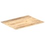 Tischoberfläche aus massivem Mangoholz 15–16 mm, 90 x 70 cm von vidaXL, Tischplatten - Ref: Foro24-286018, Preis: 101,17 €, R...