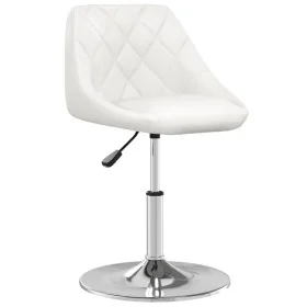 Weißer Küchenhocker aus Kunstleder von vidaXL, Küchenhocker - Ref: Foro24-3088655, Preis: 80,55 €, Rabatt: %
