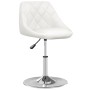 Weißer Küchenhocker aus Kunstleder von vidaXL, Küchenhocker - Ref: Foro24-3088655, Preis: 82,01 €, Rabatt: %
