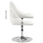 Weißer Küchenhocker aus Kunstleder von vidaXL, Küchenhocker - Ref: Foro24-3088655, Preis: 82,01 €, Rabatt: %