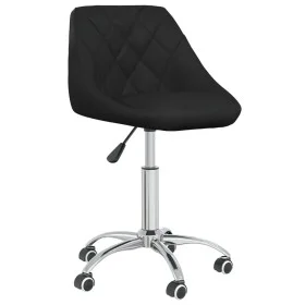 Silla de comedor giratoria cuero sintético negro by vidaXL, dining chairs - Ref: Foro24-3088686, Price: 91,08 €, Discount: %