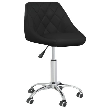 Silla de comedor giratoria cuero sintético negro by vidaXL, dining chairs - Ref: Foro24-3088686, Price: 92,77 €, Discount: %