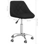 Silla de comedor giratoria cuero sintético negro by vidaXL, dining chairs - Ref: Foro24-3088686, Price: 92,77 €, Discount: %