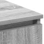 Mueble de TV con LED Gris sonoma 180 x 38 x 49 cm