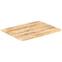 Tischoberfläche aus massivem Mangoholz, 25–27 mm, 80 x 60 cm von vidaXL, Tischplatten - Ref: Foro24-286022, Preis: 89,09 €, R...