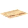 Tischoberfläche aus massivem Mangoholz, 25–27 mm, 90 x 60 cm von vidaXL, Tischplatten - Ref: Foro24-286023, Preis: 92,37 €, R...