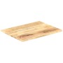 Tischoberfläche aus massivem Mangoholz, 25–27 mm, 90 x 60 cm von vidaXL, Tischplatten - Ref: Foro24-286023, Preis: 93,94 €, R...