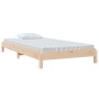 Stapelbares Bett aus massivem Kiefernholz, 80 x 200 cm von vidaXL, Betten und Lattenroste - Ref: Foro24-820402, Preis: 100,44...