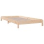 Stapelbares Bett aus massivem Kiefernholz, 80 x 200 cm von vidaXL, Betten und Lattenroste - Ref: Foro24-820402, Preis: 100,44...
