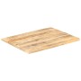Tischoberfläche aus massivem Mangoholz, 25–27 mm, 90 x 70 cm von vidaXL, Tischplatten - Ref: Foro24-286029, Preis: 116,33 €, ...