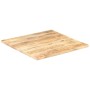 Tischoberfläche aus massivem Mangoholz, 25–27 mm, 80 x 80 cm von vidaXL, Tischplatten - Ref: Foro24-286030, Preis: 121,93 €, ...