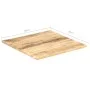 Superficie de mesa madera maciza de mango 25-27 mm 80x80 cm de vidaXL, Tableros para mesas - Ref: Foro24-286030, Precio: 119,...