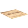 Tischoberfläche aus massivem Mangoholz, 25–27 mm, 80 x 80 cm von vidaXL, Tischplatten - Ref: Foro24-286030, Preis: 121,93 €, ...