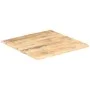 Superficie de mesa madera maciza de mango 25-27 mm 80x80 cm de vidaXL, Tableros para mesas - Ref: Foro24-286030, Precio: 119,...