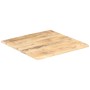 Tischoberfläche aus massivem Mangoholz, 25–27 mm, 80 x 80 cm von vidaXL, Tischplatten - Ref: Foro24-286030, Preis: 121,93 €, ...