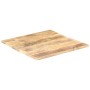 Tischoberfläche aus massivem Mangoholz, 25–27 mm, 80 x 80 cm von vidaXL, Tischplatten - Ref: Foro24-286030, Preis: 121,93 €, ...