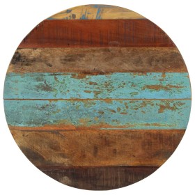 Tablero de mesa redonda madera reciclada maciza 60