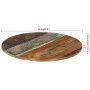 Round table made of solid recycled wood, 60 cm in diameter and 15-16 mm thick. by vidaXL, Table tops - Ref: Foro24-286033, Pr...