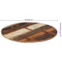 Solid recycled wood round table top 70 cm 15-16 mm by vidaXL, Table tops - Ref: Foro24-286034, Price: 68,67 €, Discount: %
