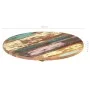 Tablero de mesa redonda 50 cm 25-27 mm madera maciza reciclada de vidaXL, Tableros para mesas - Ref: Foro24-286037, Precio: 4...