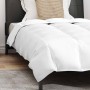 Juego de Edredón con almohada 2 pcs Blanco Plumas