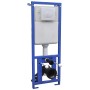 Inodoro WC de pared sin bordes cisterna oculta cerámica blanco