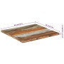Square table board made of solid recycled wood, 60x60 cm, 25-27 mm. by vidaXL, Table tops - Ref: Foro24-286052, Price: 75,73 ...