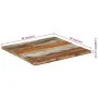 Square table board made of solid recycled wood, 60x60 cm, 25-27 mm. by vidaXL, Table tops - Ref: Foro24-286052, Price: 70,88 ...