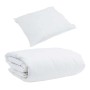 Juego de Edredón con almohada 2 pcs Blanco 140 x 200 cm Plumas