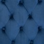 Sillas de comedor 2 unidades terciopelo azul