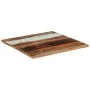 Square solid recycled wood table top 80x80 cm 25-27 mm by vidaXL, Table tops - Ref: Foro24-286062, Price: 118,70 €, Discount: %