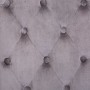 Sillas de comedor 2 unidades terciopelo gris