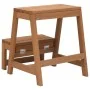 Folding solid fir wood stool with steps by vidaXL, Stair stools - Ref: Foro24-315299, Price: 64,40 €, Discount: %