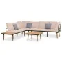 4-teiliges Gartenmöbel-Set und Kissen aus massivem Akazienholz von vidaXL, Gartensets - Ref: Foro24-316641, Preis: 594,97 €, ...