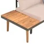 4-teiliges Gartenmöbel-Set und Kissen aus massivem Akazienholz von vidaXL, Gartensets - Ref: Foro24-316641, Preis: 594,97 €, ...