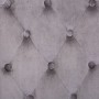 Sillas de comedor 6 unidades terciopelo gris
