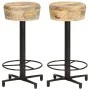 Küchenhocker 2 Einheiten aus massivem Mangoholz 66 cm von vidaXL, Küchenhocker - Ref: Foro24-321962, Preis: 144,95 €, Rabatt: %