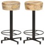 Küchenhocker 2 Einheiten aus massivem Mangoholz 66 cm von vidaXL, Küchenhocker - Ref: Foro24-321962, Preis: 146,94 €, Rabatt: %
