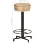 Kitchen stools 2 units solid mango wood 66 cm by vidaXL, Kitchen stools - Ref: Foro24-321962, Price: 146,94 €, Discount: %
