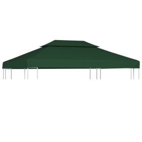 Replacement gazebo cover 310 g/m² green 3x4 m by vidaXL, Covers for tents and gazebos - Ref: Foro24-40882, Price: 80,19 €, Di...