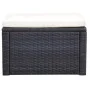 Poly rattan ottoman stool 53x53x30 cm brown by vidaXL, Ottomans - Ref: Foro24-42670, Price: 49,84 €, Discount: %