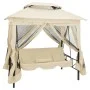 Cream white gazebo swing bench by vidaXL, Garden rockers - Ref: Foro24-43239, Price: 340,46 €, Discount: %