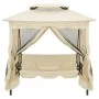 Cream white gazebo swing bench by vidaXL, Garden rockers - Ref: Foro24-43239, Price: 340,46 €, Discount: %