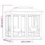 Cremeweiße Pavillon-Schaukelbank von vidaXL, Gartenwippen - Ref: Foro24-43239, Preis: 347,32 €, Rabatt: %