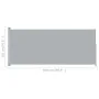 Graue einziehbare Gartenmarkise 180x500 cm von vidaXL, Sonnenschirme - Ref: Foro24-313407, Preis: 92,60 €, Rabatt: %