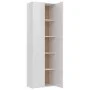Büroschrank aus glänzend weißem Sperrholz, 60 x 32 x 190 cm von vidaXL, Aktenschränke - Ref: Foro24-800303, Preis: 187,56 €, ...