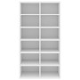 Mueble zapatero de madera contrachapada blanco 54x34x100,5 cm de vidaXL, Zapateros y organizadores de calzado - Ref: Foro24-8...