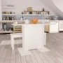 Esstisch aus weißem Sperrholz, 110 x 60 x 75 cm von vidaXL, Küchen- und Esstische - Ref: Foro24-800243, Preis: 57,87 €, Rabat...